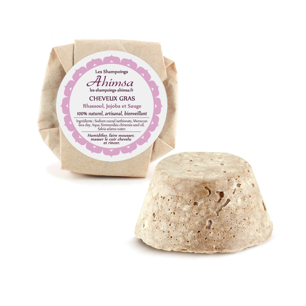 Shampoing solide 70g pour cheveux gras