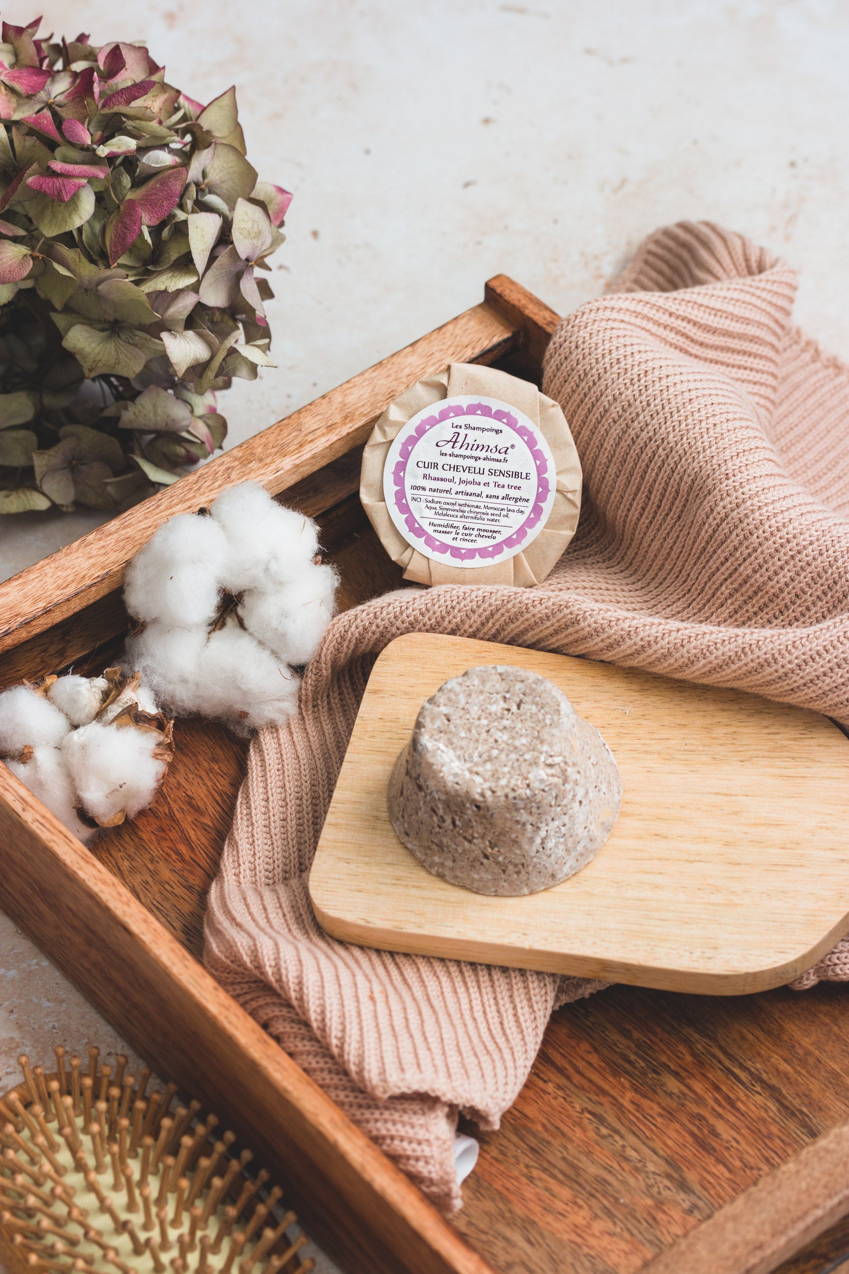 Shampoing solide 70g pour cuir chevelu sensible