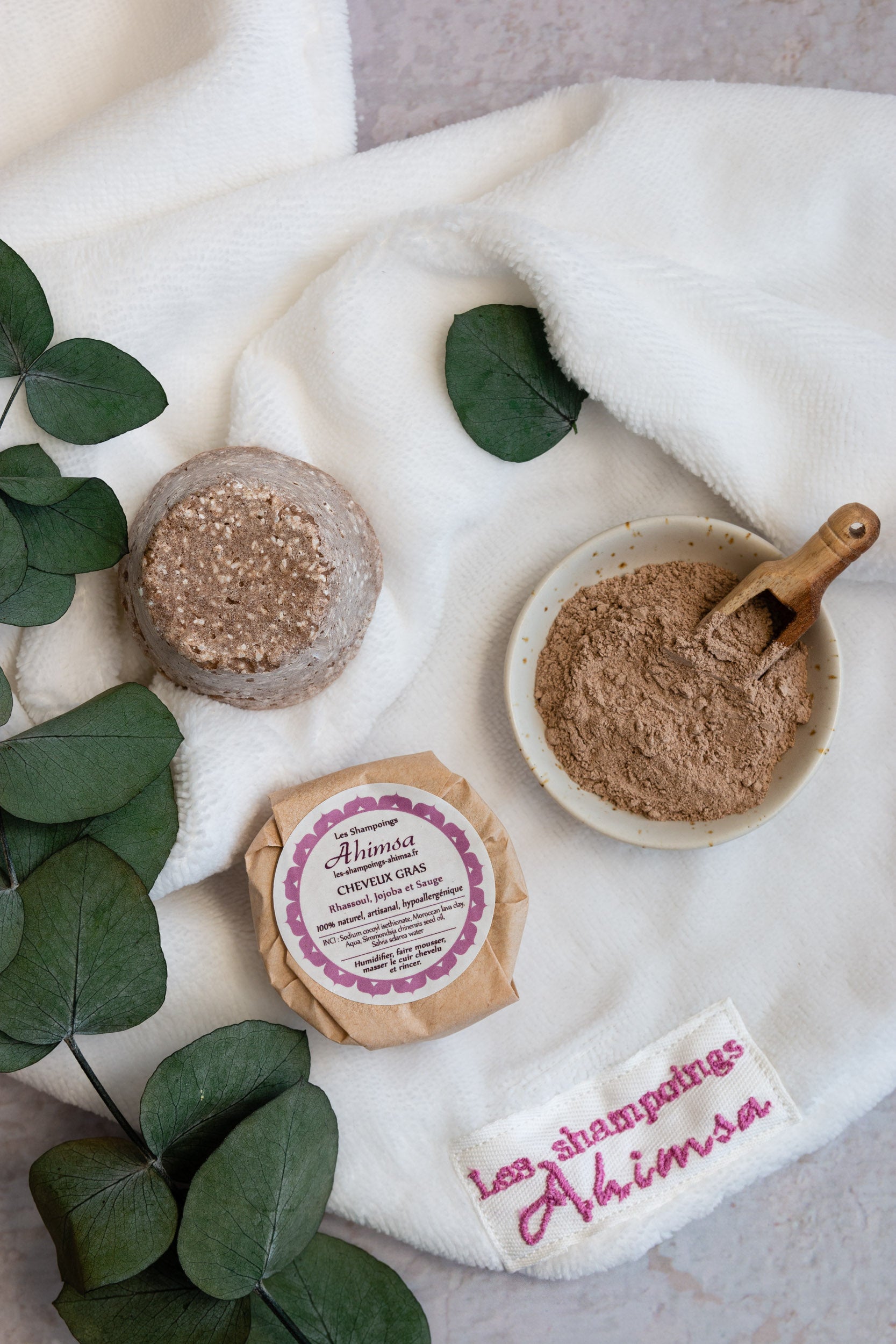 Shampoing solide 70g pour cheveux gras
